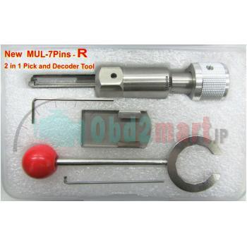 New MUL-7Pins-R 2 in 1 pick and Decoder Tool (R-UP)