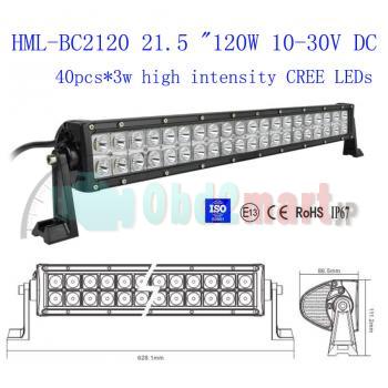 HML-BC2120 24" 120w CREE Led light bar FLOOD light SPOT light WORK light off road light 4wd boat 12V 24V