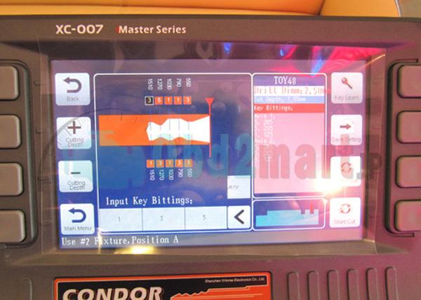 「無料配送」V2.2.9 キーカッターIKEYCUTTER CONDOR XC-007 Master Series