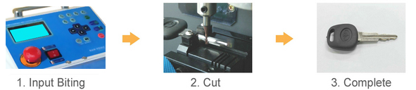 高精度切削工具 Korea MIRACLE-A7 Key Cutting Machine