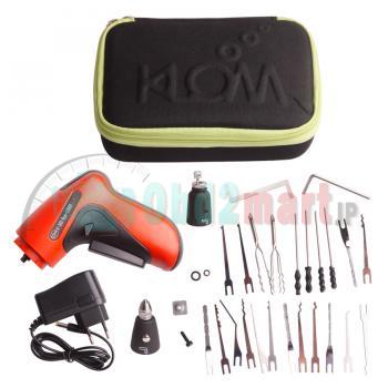 New Klom Cordless Electric Pick Gun Locksmith Tools