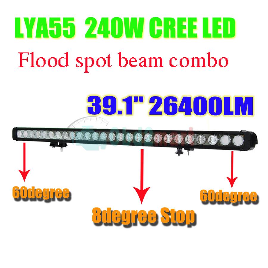 240W Cree 18000 LM SUV ATV Jeep 4x4 Offroad Led Driving Led Work Light Bar - 40