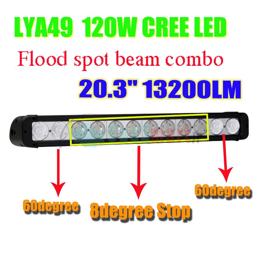 20 INCH 120W CREE LED SPOT FLOOD COMBO WORK LIGHT BAR FOR 4WD SAVE ON 126W/180W