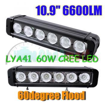 10.9" 60W CREE Led light bar FLOOD light SPOT light WORK light 12V-24V