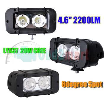 20W CREE Led light bar FLOOD light SPOT light WORK light off road light 4wd boat 12V 24V