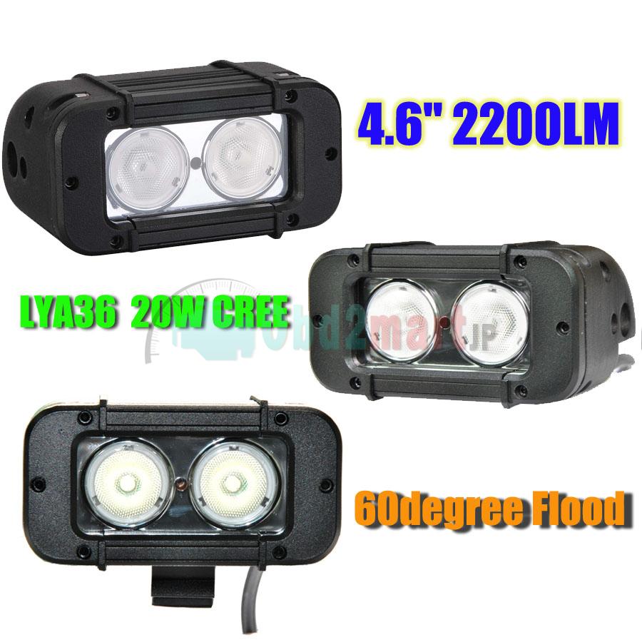 20W CREE Led light bar FLOOD light SPOT light WORK light off road light 4wd boat 12V 24V