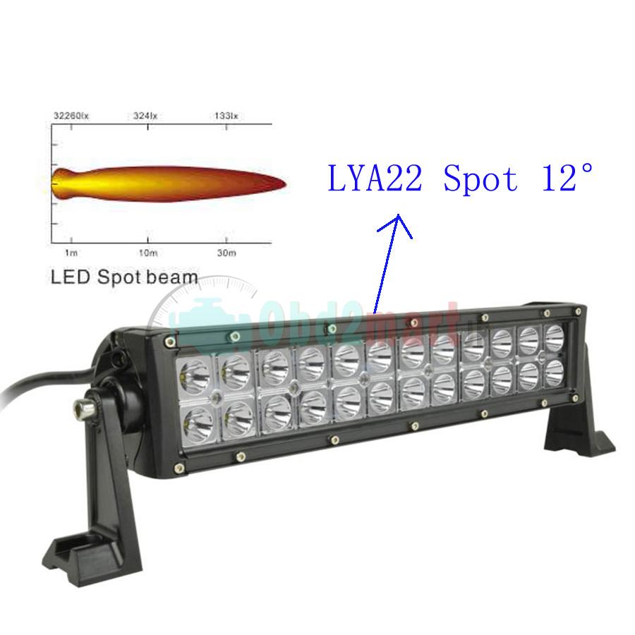 2013 72W CREE Led light bar FLOOD light SPOT light WORK light off road light 4wd boat white