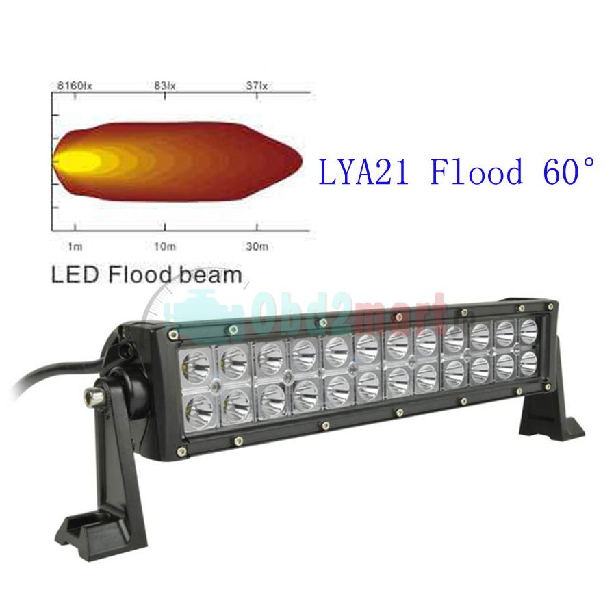 2013 72W CREE Led light bar FLOOD light SPOT light WORK light off road light 4wd boat white