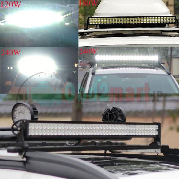 42&240W Led Light Bar Work Light Flood & Sport Combo 4WD Boat UTE Driving Lamp