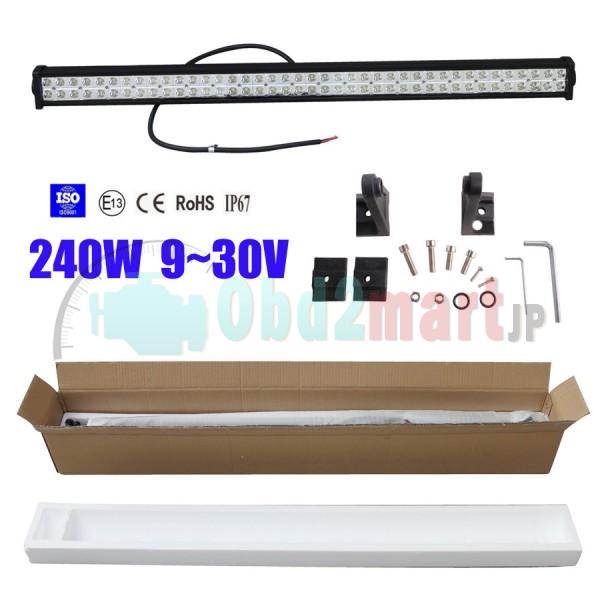 42&240W Led Light Bar Work Light Flood & Sport Combo 4WD Boat UTE Driving Lamp