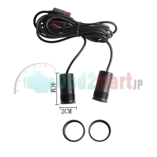 2pcs Car Door Welcome Projection Shadow CREE Led Laser Light Light Logo 4th Gen 5W