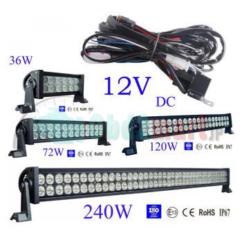 Spot/Flood LED Work Driving light Wiring Loom Harness 12V 40A Switch Relay Driving Light off road spotlights JEEP SUV