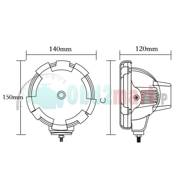 2 PCS 75W 4