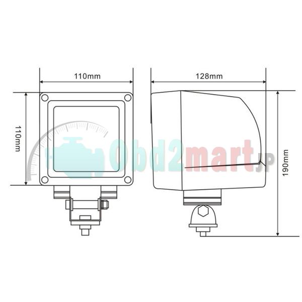 55W HID XENON DRIVING WORK LIGHTS 6000K Wide flood Beam D2 TRUCK BOAT UTE AVT 12V 24V