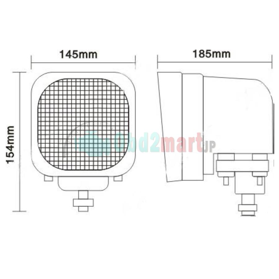 55W HID XENON DRIVING WORK LIGHTS White Wide flood Beam H1 TRUCK BOAT UTE AVT 12V 24V