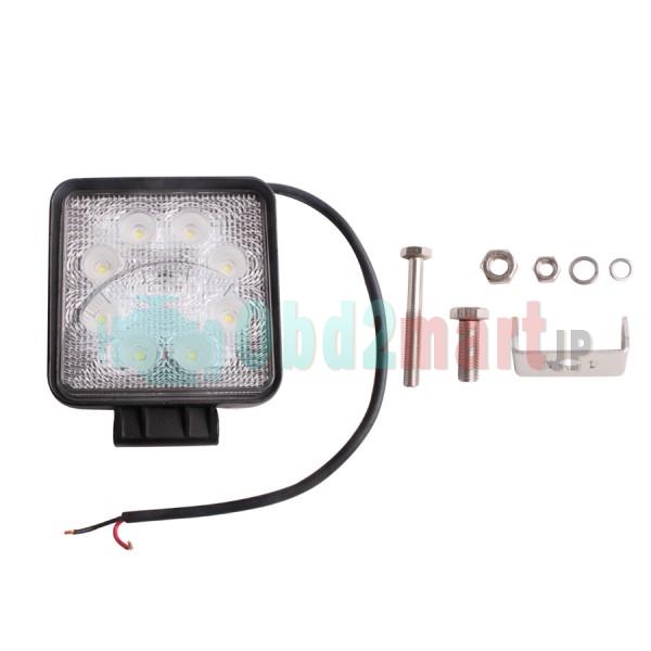 2pcs 24W flood Led Work Spot Round Light Offroads Lamp 12v/24v truck 4x4 Boat Lamp