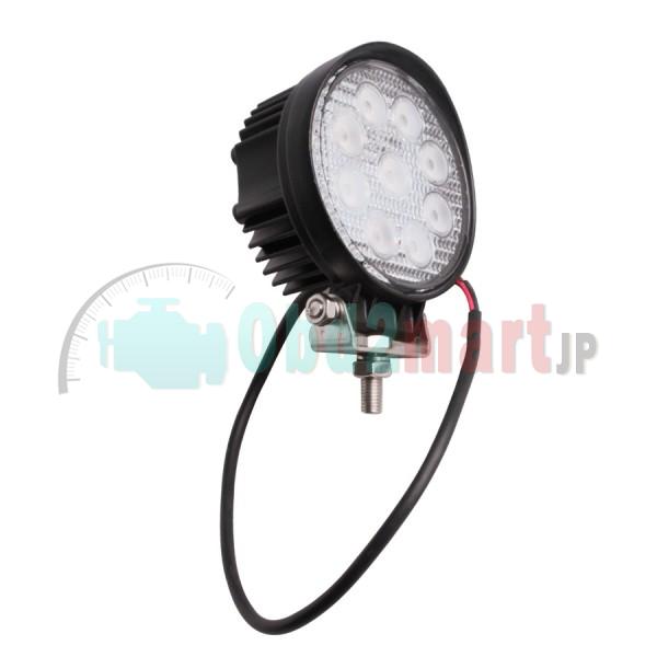 2pcs 27W flood Led Work Spot Round Light Offroads Lamp 12v 24v truck 4x4 Boat Lamp