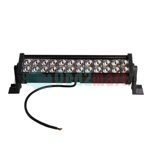 12V/24V FLOOD LED LIGHT BAR HIGH POWER ALLOY WORK LIGHT 4WD SECKELL 72W 6000K