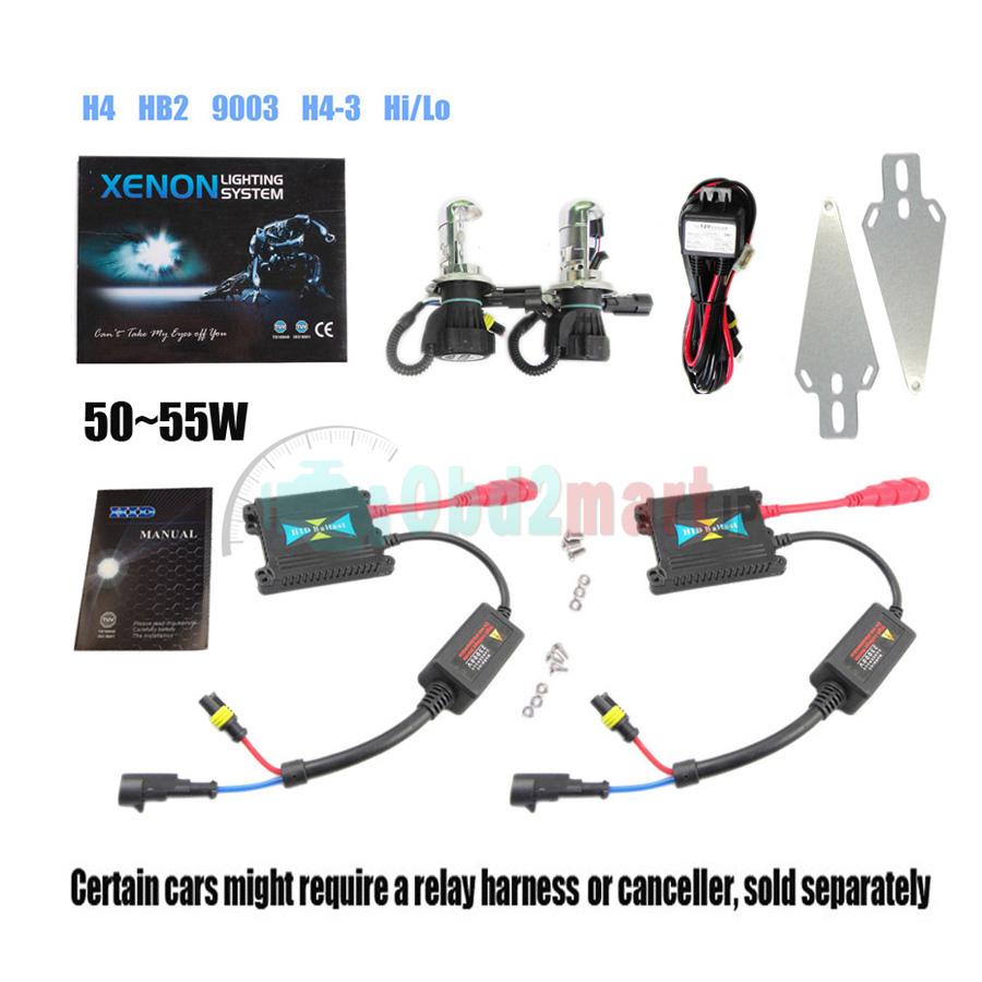 SLIM XENON HID KIT H4 H13 9004 9007 Hi/Lo