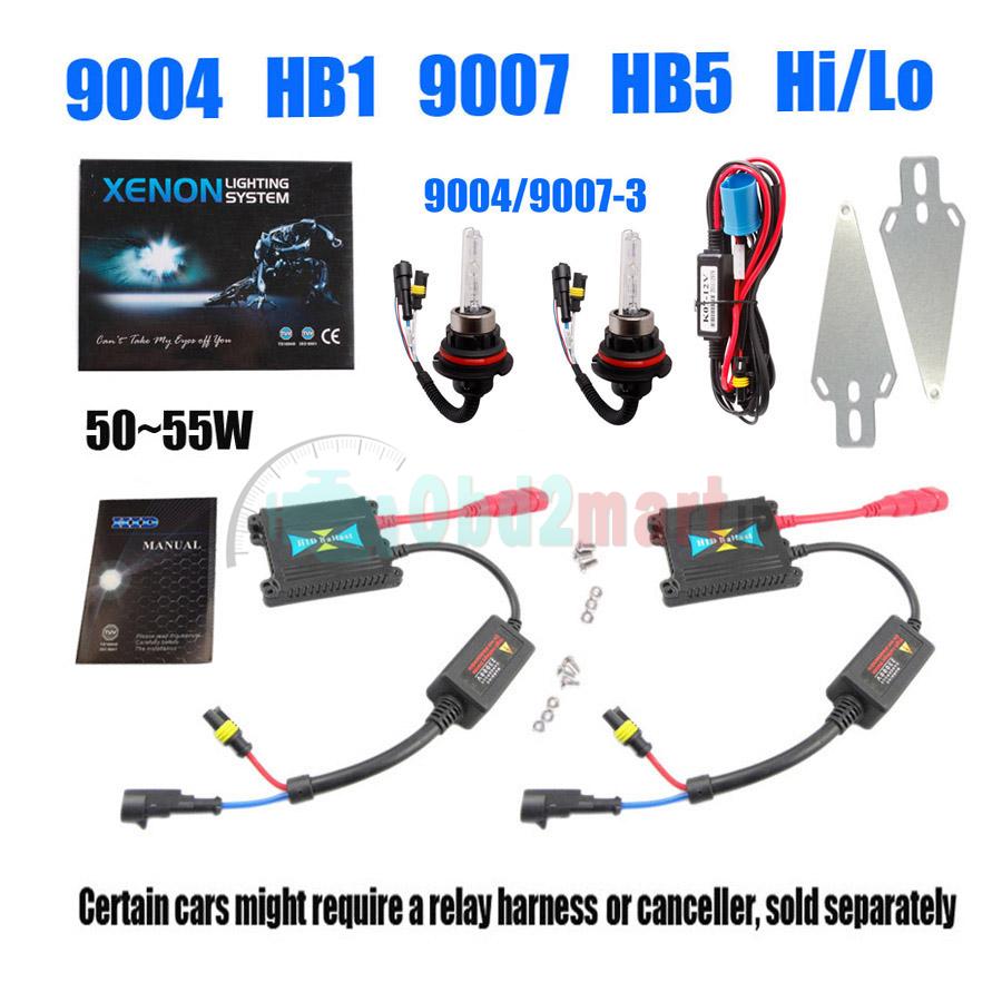 SLIM XENON HID KIT H4 H13 9004 9007 Hi/Lo