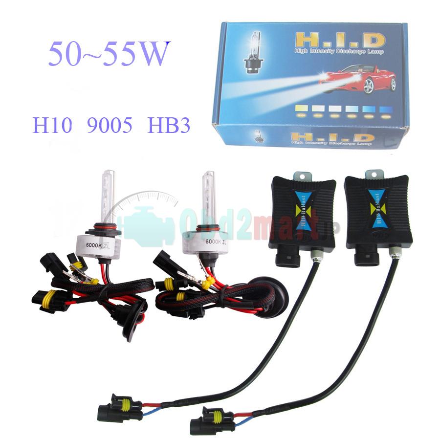 SLIM XENON HID KIT H10 9005 HB3 6000K