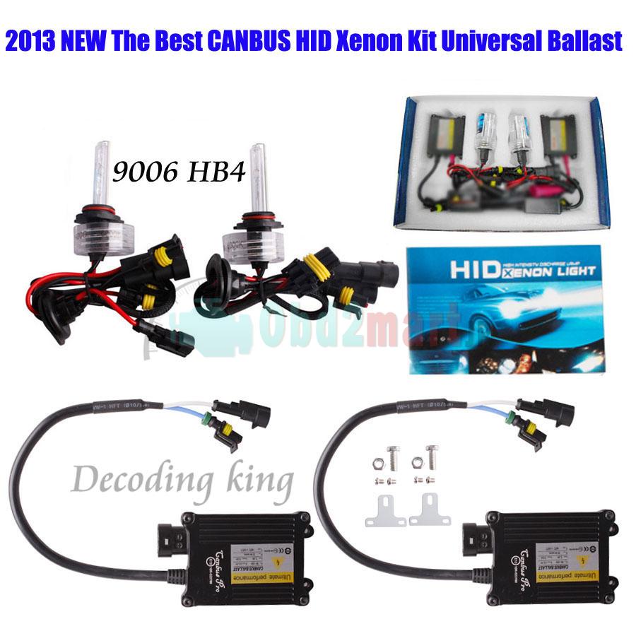 Best Quality 55W Super CANBUS Slim HID Xenon Conversion Kit Fit all Cars AC 12V