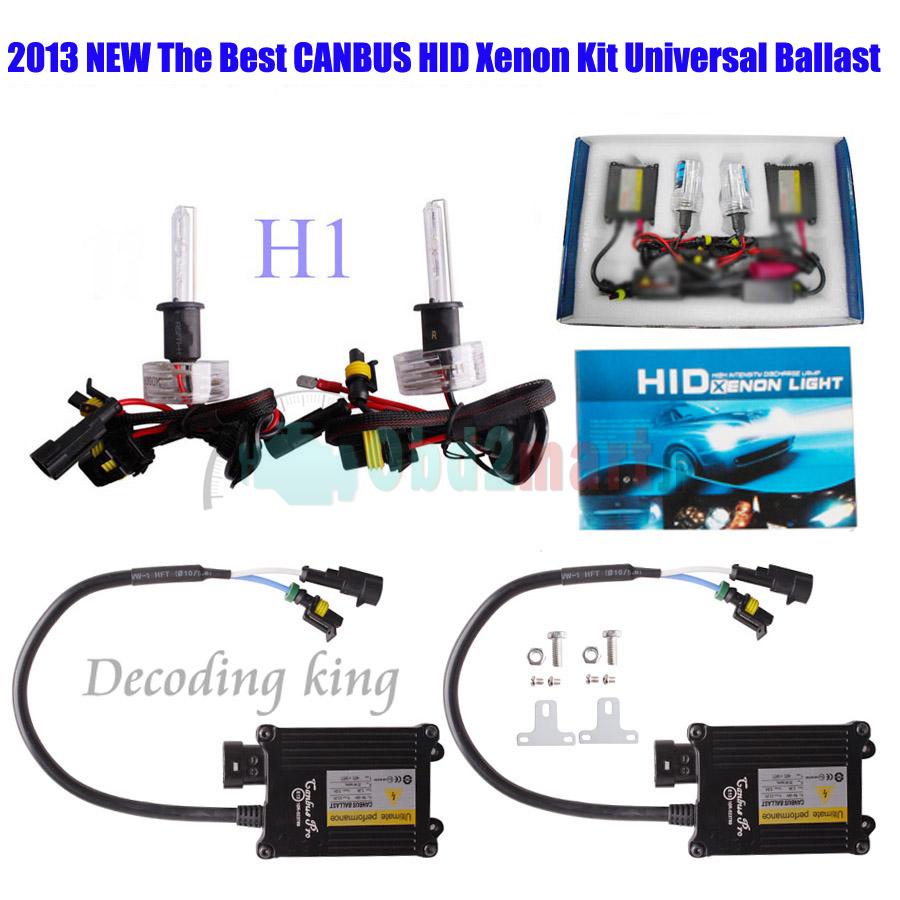 Best Quality 55W Super CANBUS Slim HID Xenon Conversion Kit Fit all Cars AC 12V