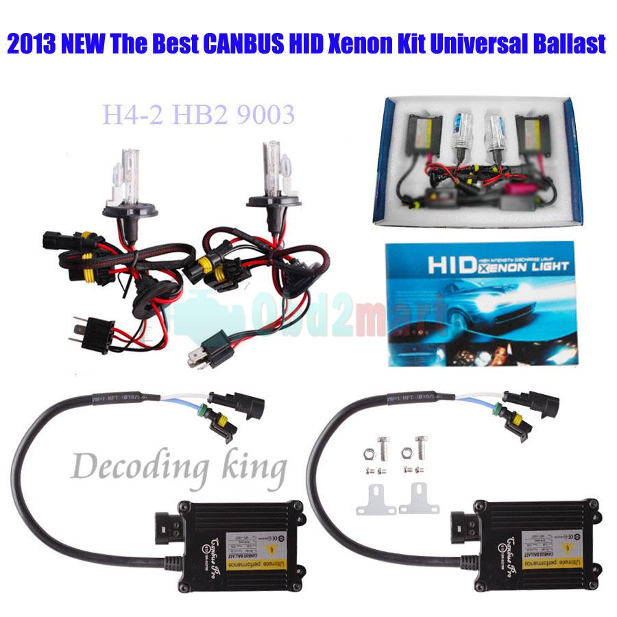 Best Quality 55W Super CANBUS Slim HID Xenon Conversion Kit Fit all Cars AC 12V