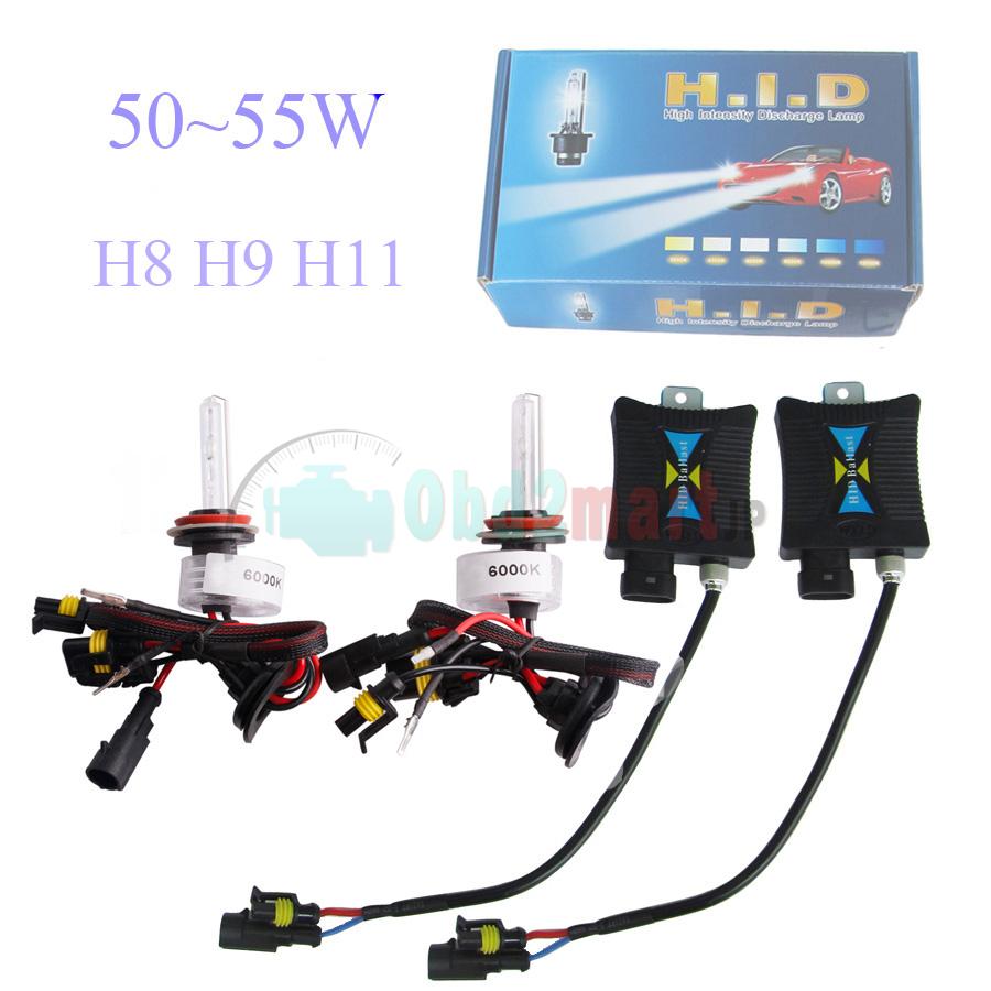 SLIM XENON HID KIT H8 H11 H9 6000K