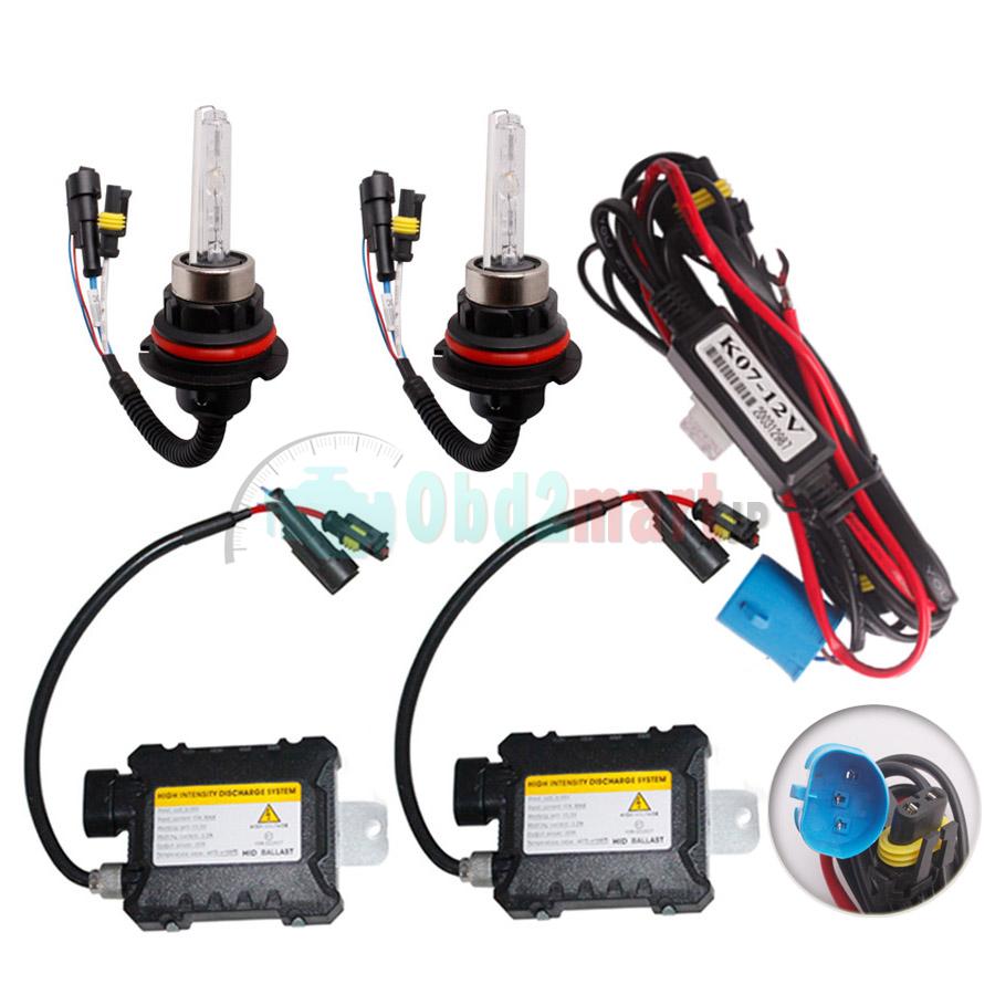 35~45W 9004 9007 H4 H13 Bi-xenon HID KIT xenon High/Low 3000K 6000K 8000K 10K 12K 15K