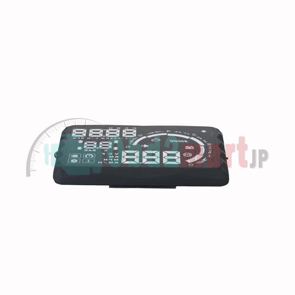 New 5.5&LED OBD-II HUD Head Up Display Over Speeding warning/speed/Km rpm/shift light/temperature S5