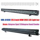 HML-B1090 29.5 inch 90W CREE LED Light bar FLOOD light SPOT light WORK light off road light 4wd boat DC