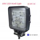2pcs 15w Full Beam LED Work Light Worklight Bright White 12V 4WD