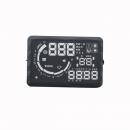 New 5.5&LED OBD-II HUD Head Up Display Over Speeding warning/speed/Km rpm/shift light/temperature S5