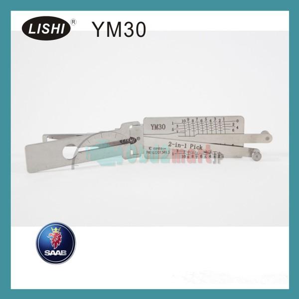 LISHI YM30 2-in-1 自動ピックアンドデコーダ SAAB対応