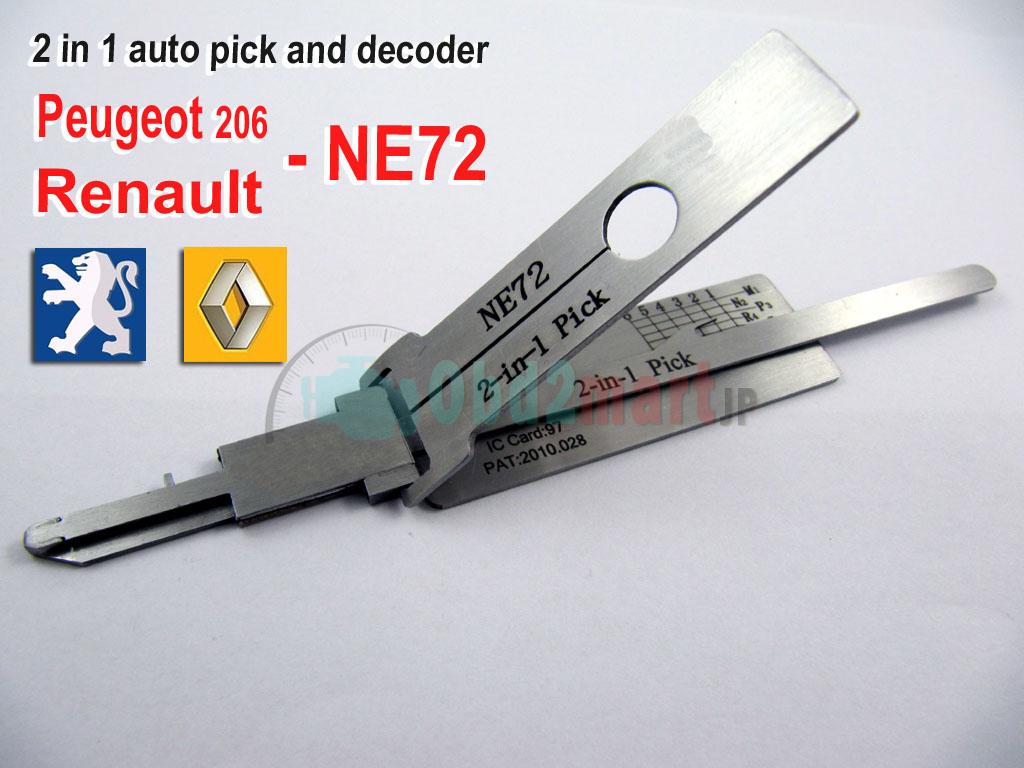 Peugeot 206 & Renault 2 in 1 auto pick and decoder