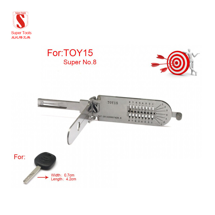 Super auto decoder and pick tools HU64 TOY15